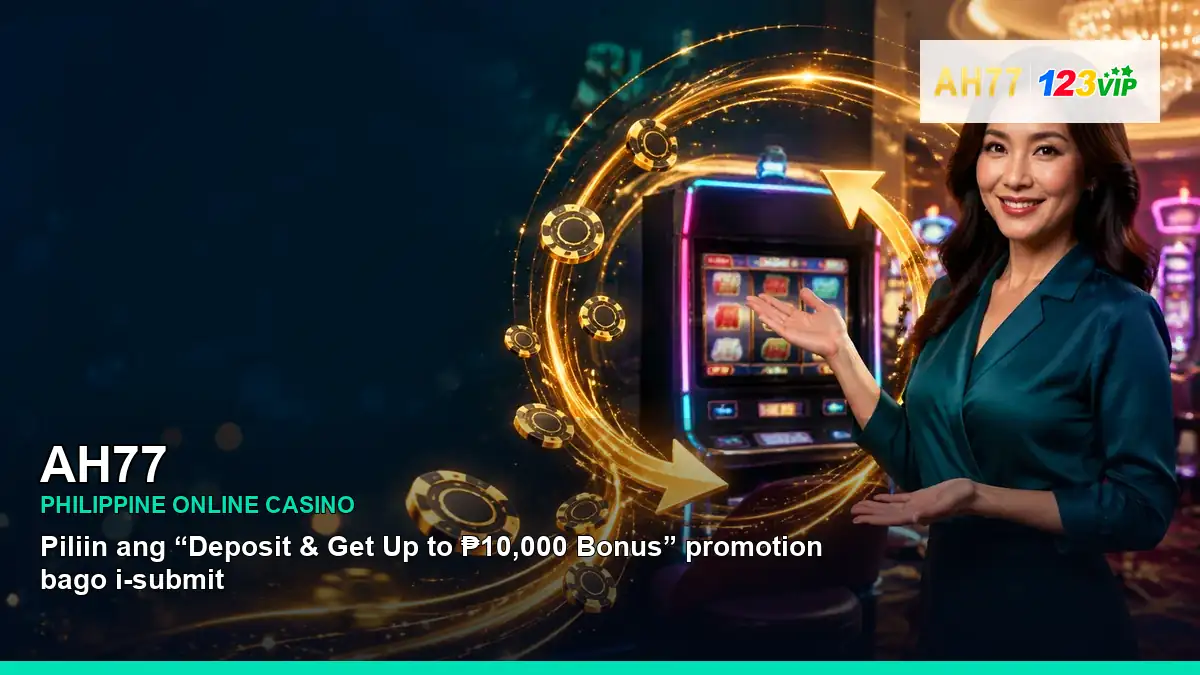 AH77 online casino and slot games for Philippine players
